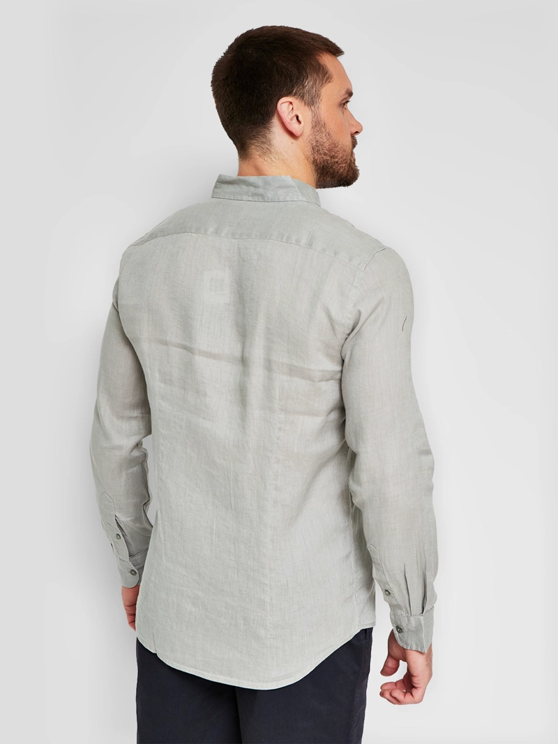 CAMISA HOMBRE CACHAREL LINO MANGA LARGA - 2