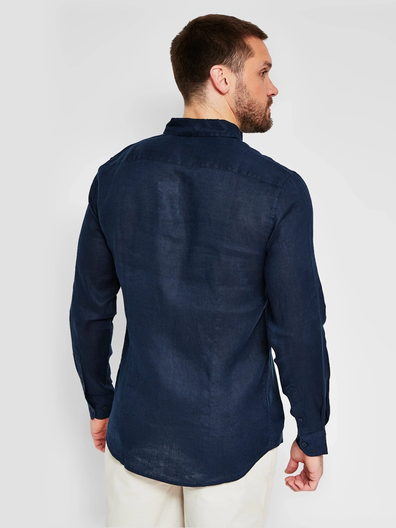 CAMISA HOMBRE CACHAREL LINO MANGA LARGA - 2