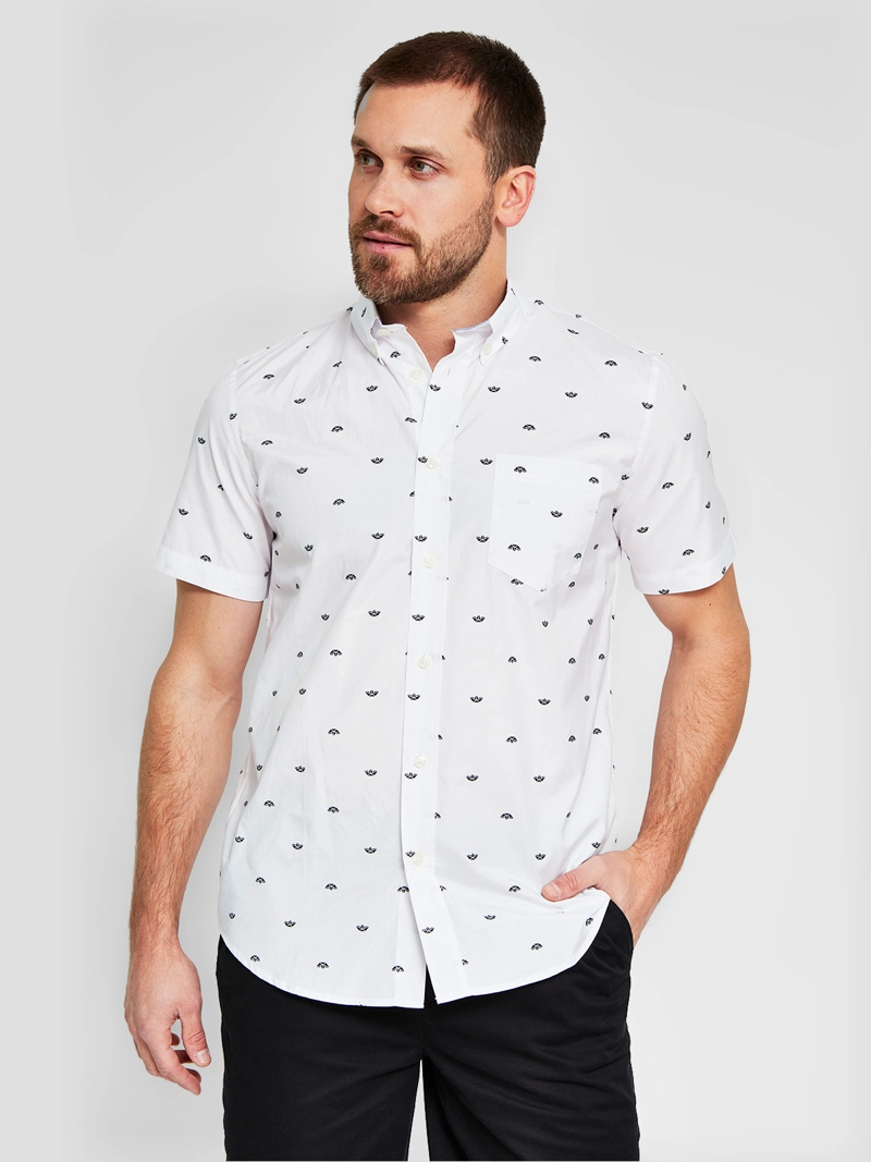 CAMISA HOMBRE KENNETH STEVENS ALGODÓN MANGA CORTA - 1