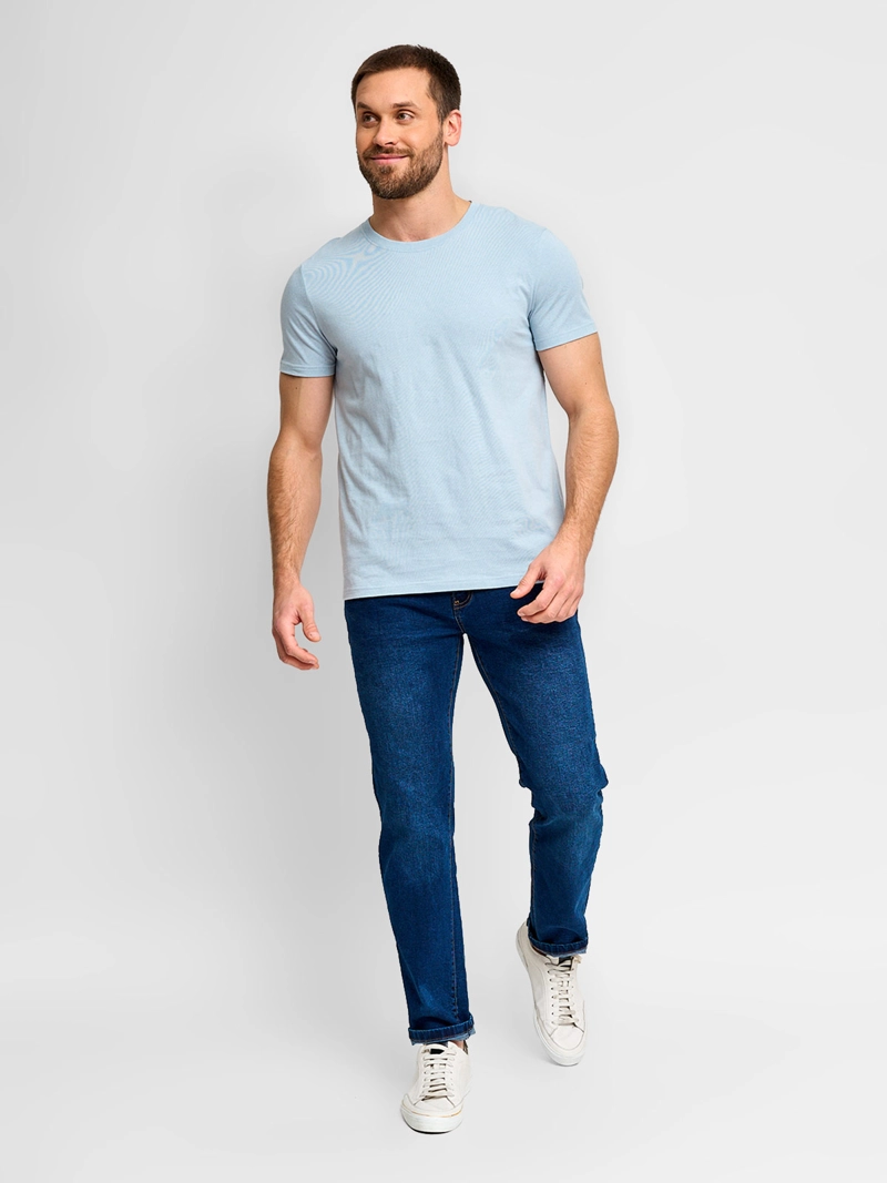 POLERA HOMBRE KENNETH STEVENS ALGODÓN CUELLO REDONDO MANGA CORTA - 4