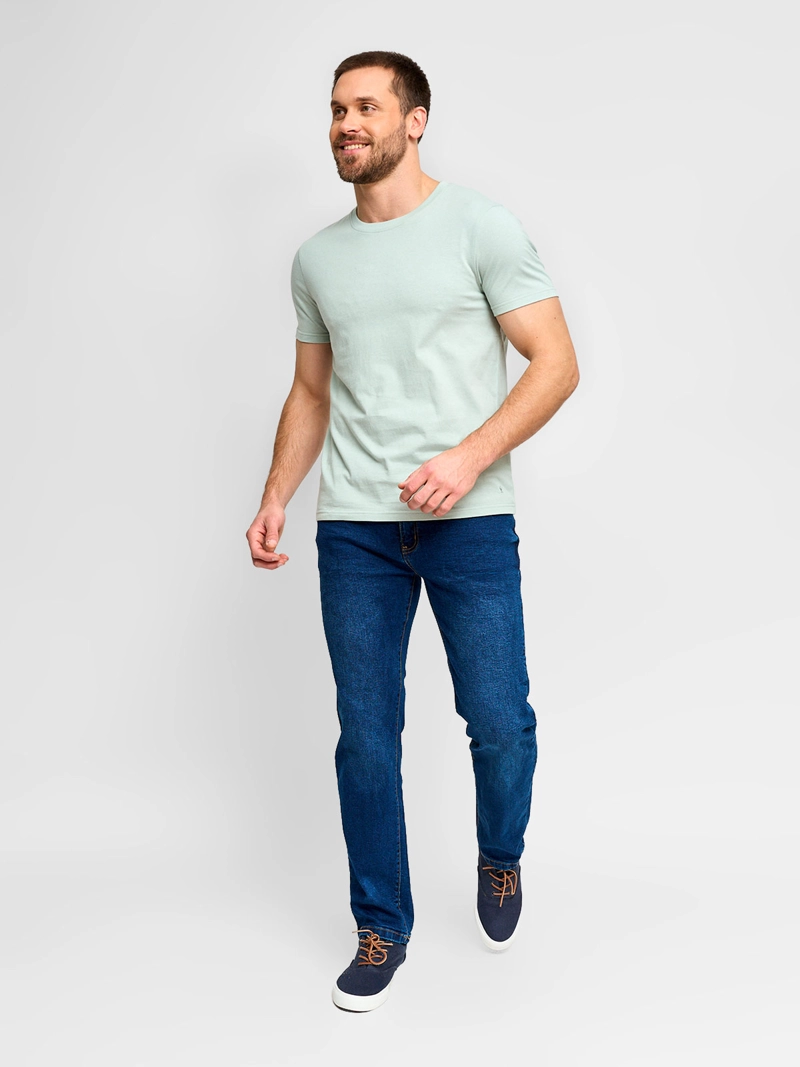 POLERA HOMBRE KENNETH STEVENS ALGODÓN CUELLO REDONDO MANGA CORTA - 4