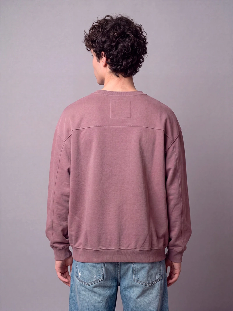 POLERÓN HOMBRE INDEX ALGODÓN CUELLO REDONDO OVERSIZE LAVADO - 2