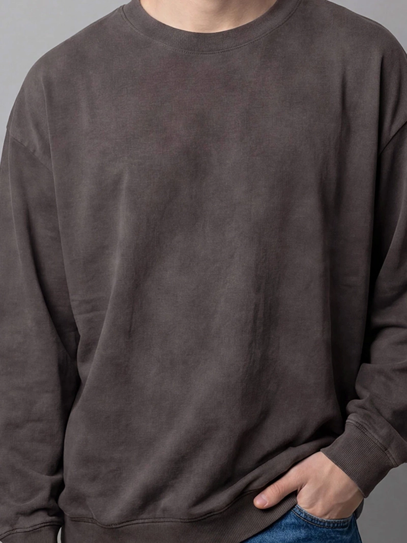 POLERÓN HOMBRE INDEX ALGODÓN CUELLO REDONDO OVERSIZE LAVADO - 3