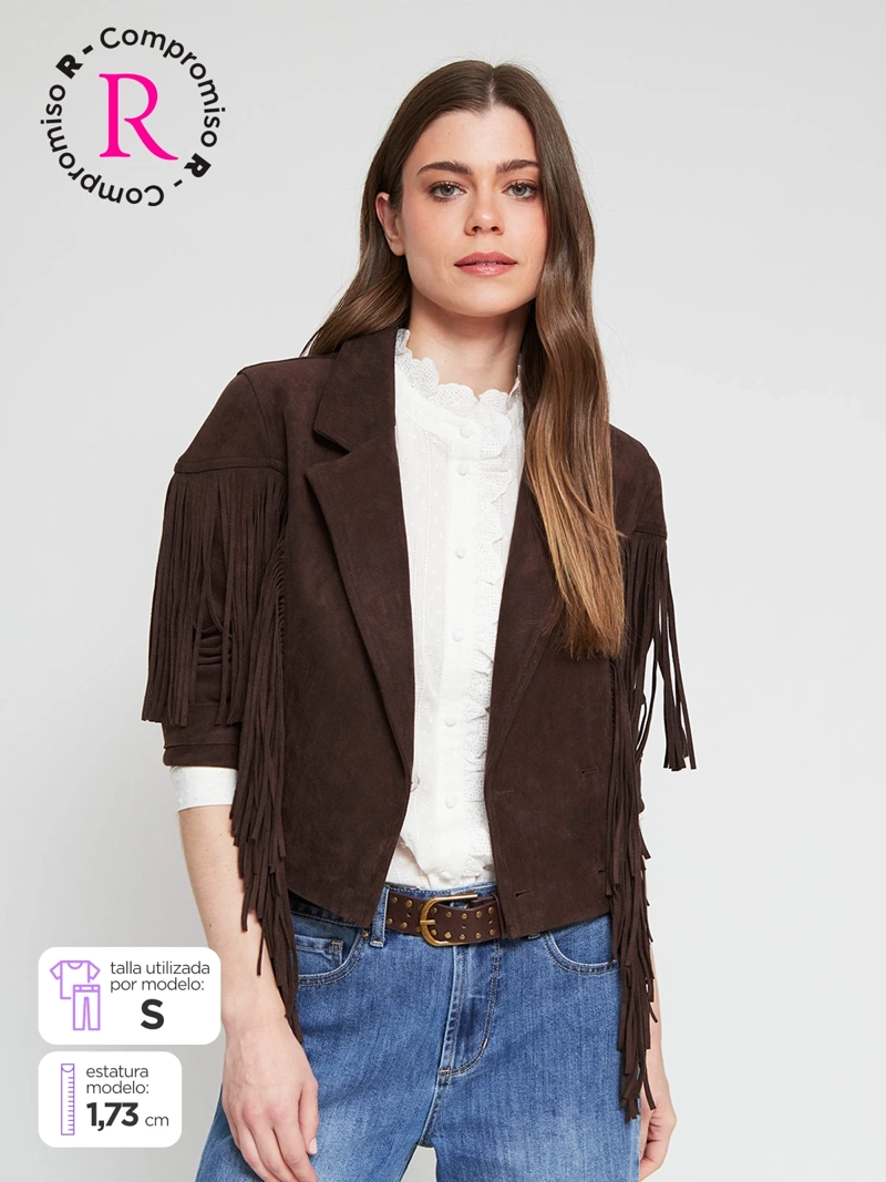 CHAQUETA MUJER TATIENNE FLECOS - 1