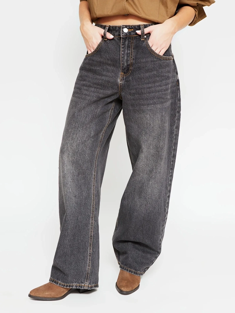 JEANS MUJER INDEX ALGODÓN BAGGY - 2