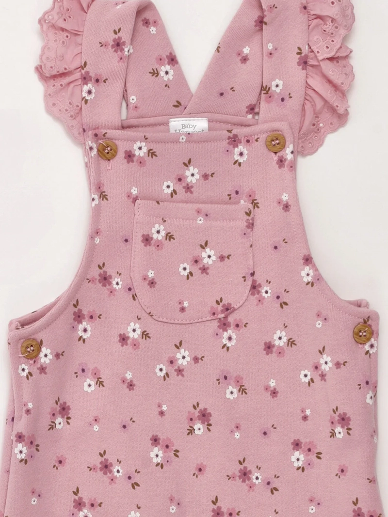 CONJUNTO JARDINERA + BODY NIÑA BABY HARVEST ALGODÓN  - 5