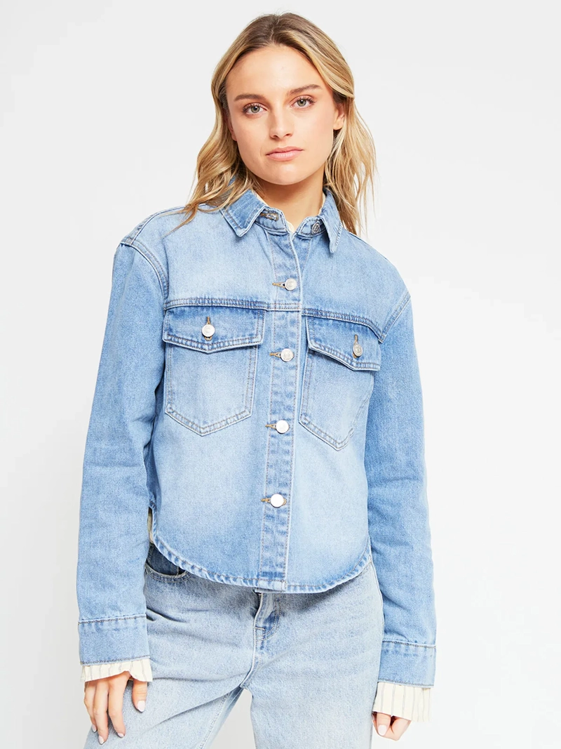 CHAQUETA MUJER INDEX ALGODÓN DENIM - 2