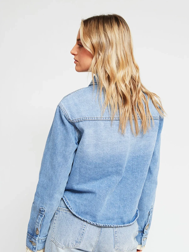 CHAQUETA MUJER INDEX ALGODÓN DENIM - 3
