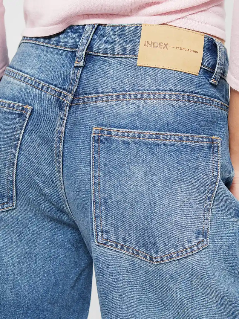 JEANS MUJER INDEX ALGODÓN CRUZADO - 4