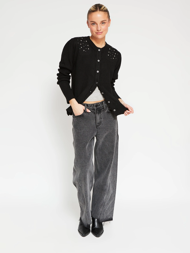 CARDIGAN MUJER BARBADOS TACHAS - 5