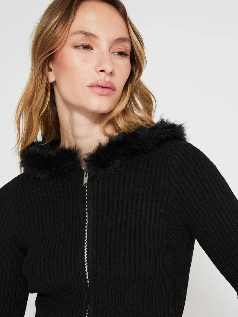 SWEATER MUJER INDEX MANGA LARGA EFECTO PIEL - 3