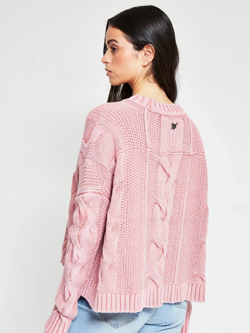 SWEATER MUJER BARBADOS ALGODÓN TRENZADO - 3