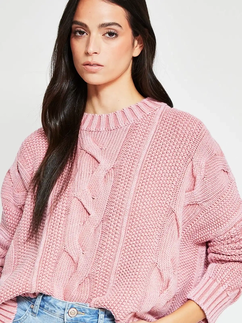 SWEATER MUJER BARBADOS ALGODÓN TRENZADO - 4