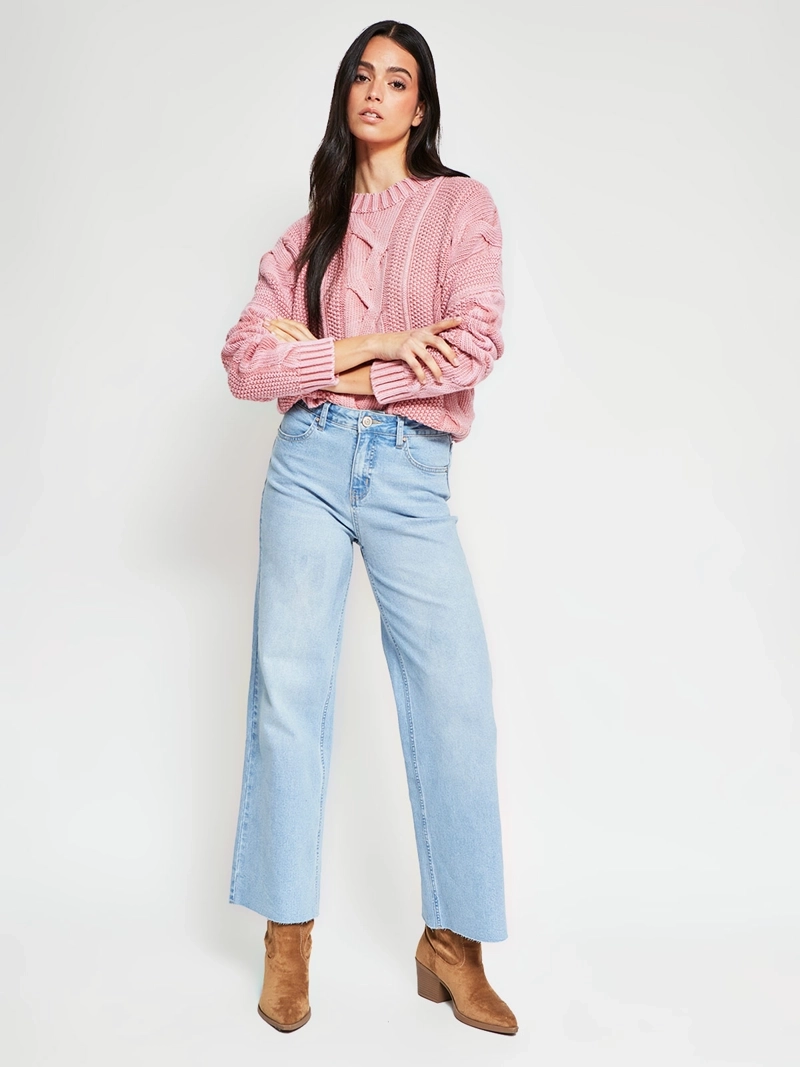 SWEATER MUJER BARBADOS ALGODÓN TRENZADO - 5