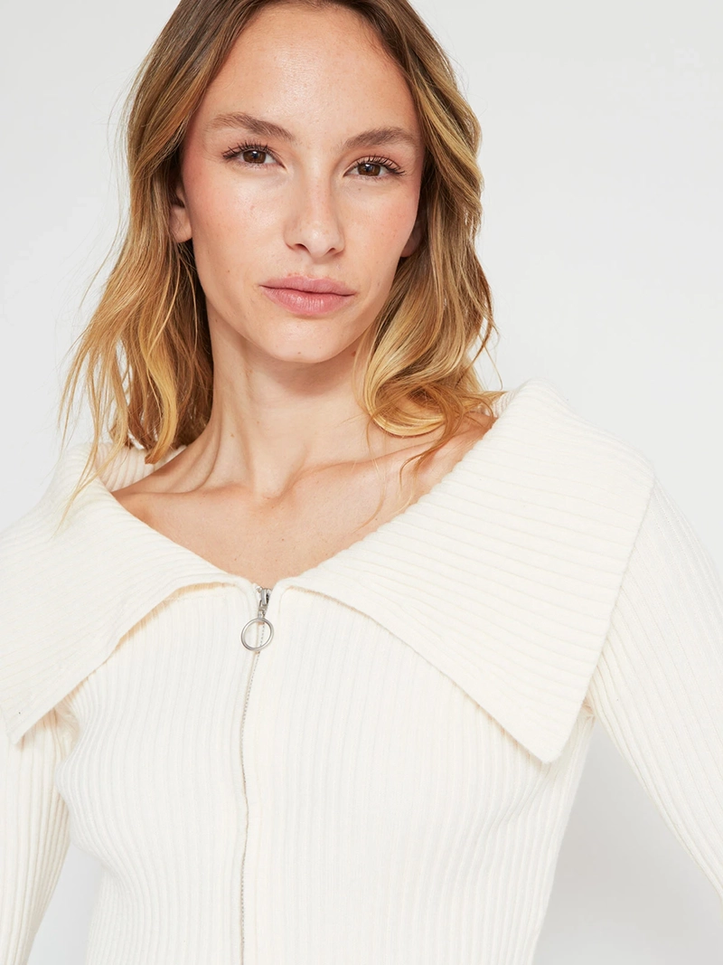SWEATER MUJER INDEX MANGA LARGA BARDOT - 3