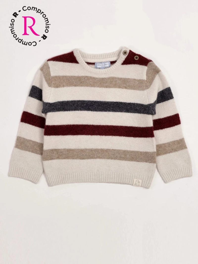 SWEATER NIÑO BABY HARVEST RAYAS - 3