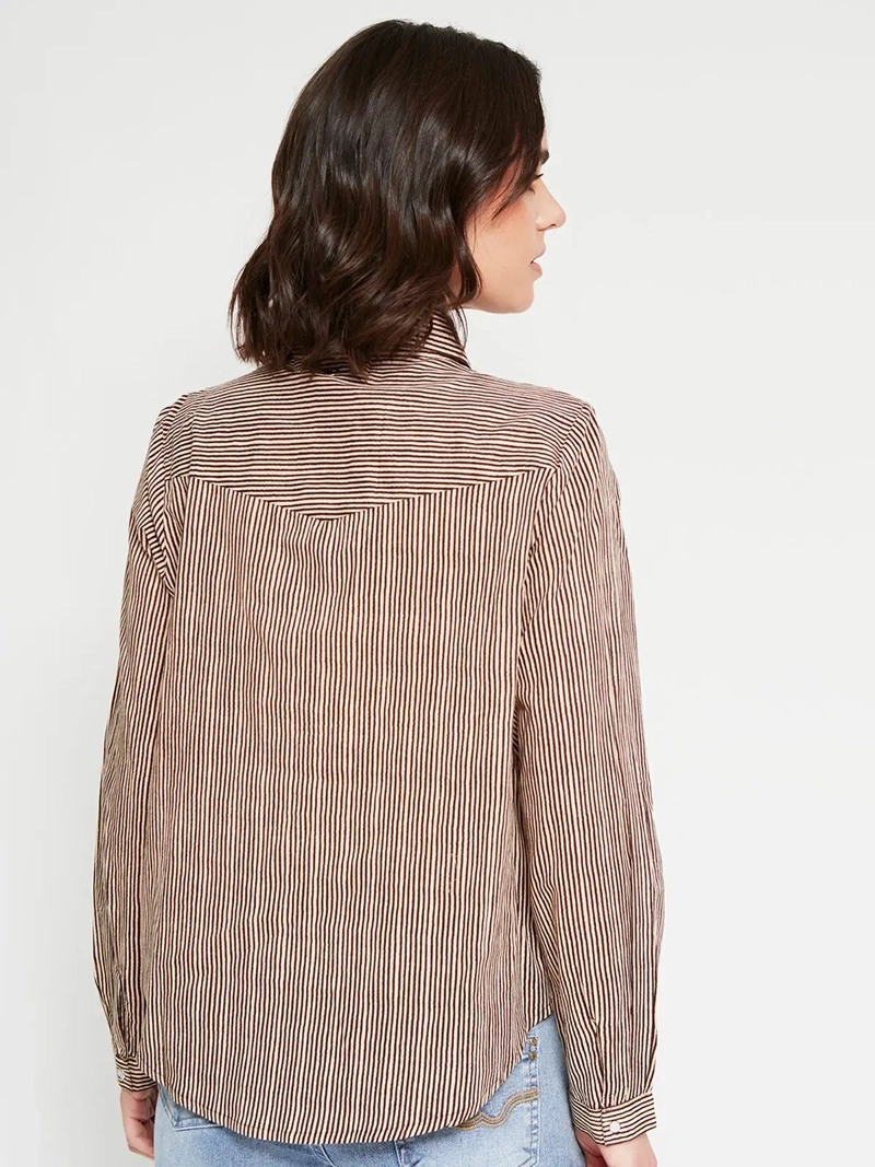 BLUSA MUJER TATIENNE ALGODÓN MANGA LARGA BORDADA - 3