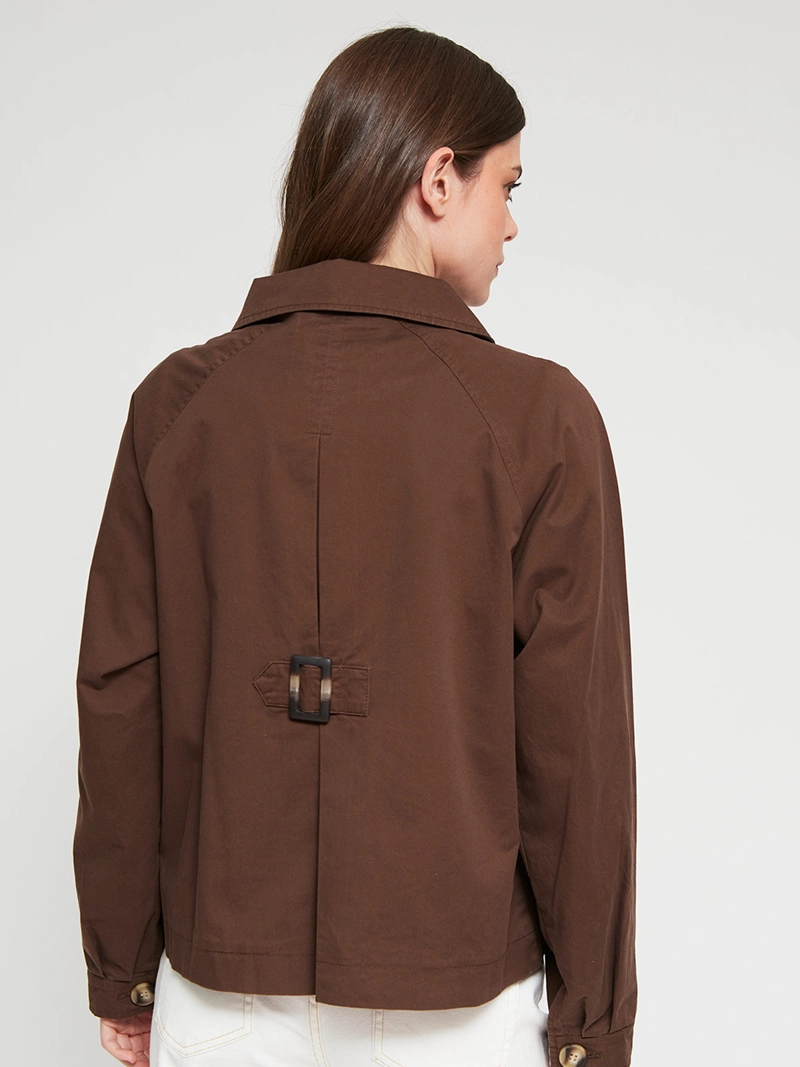CHAQUETA MUJER REGATTA ALGODÓN TRENCH CORTO - 3