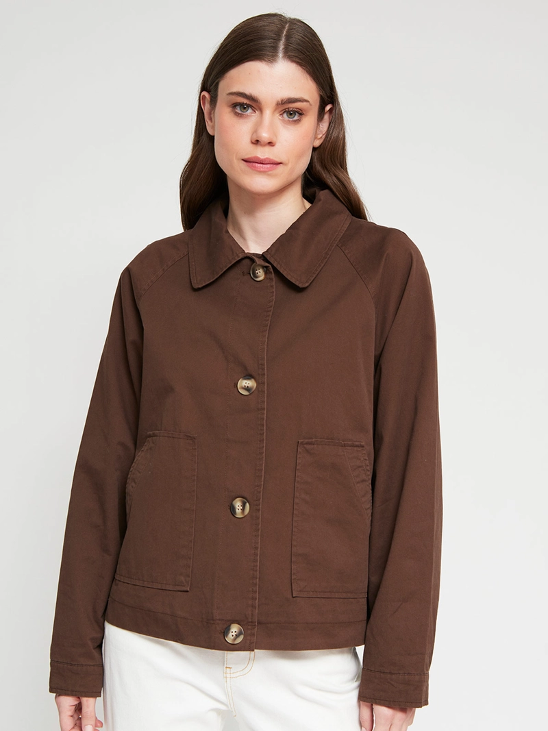 CHAQUETA MUJER REGATTA ALGODÓN TRENCH CORTO - 2