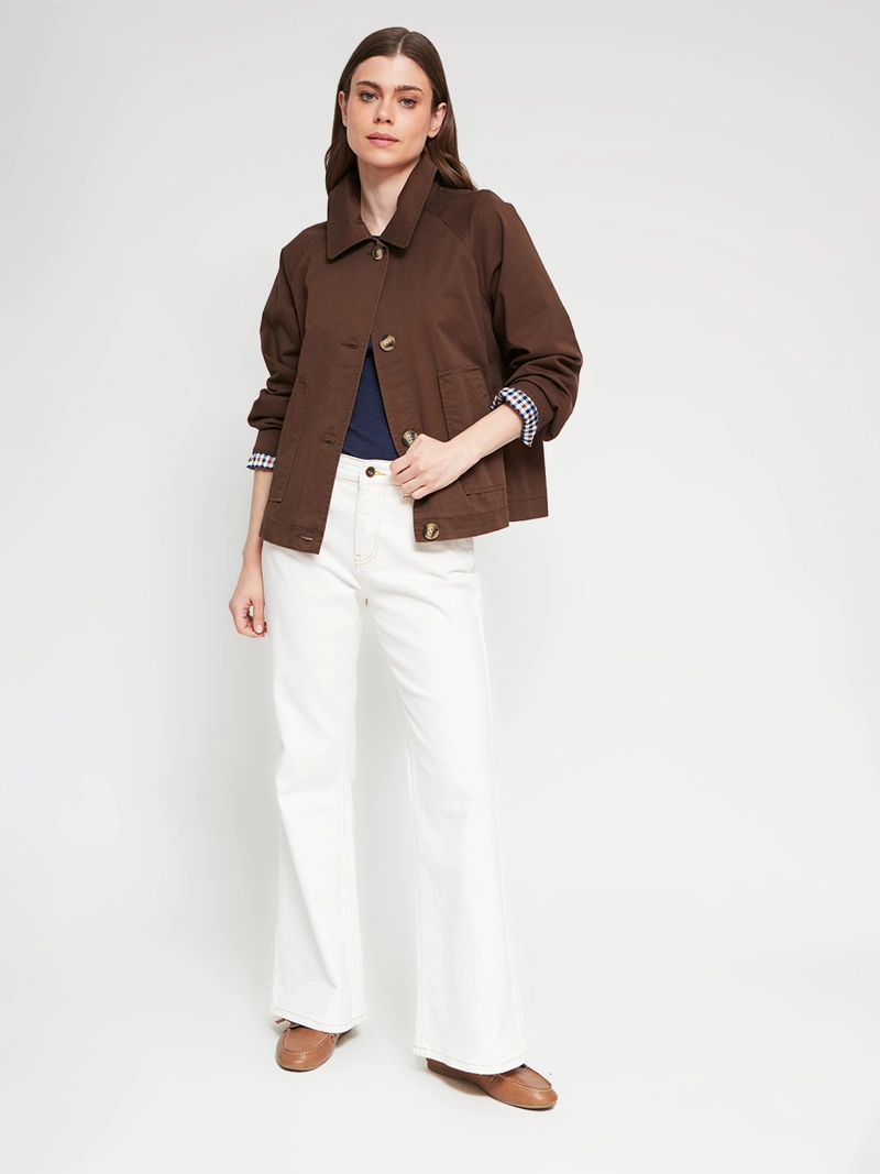 CHAQUETA MUJER REGATTA ALGODÓN TRENCH CORTO - 5
