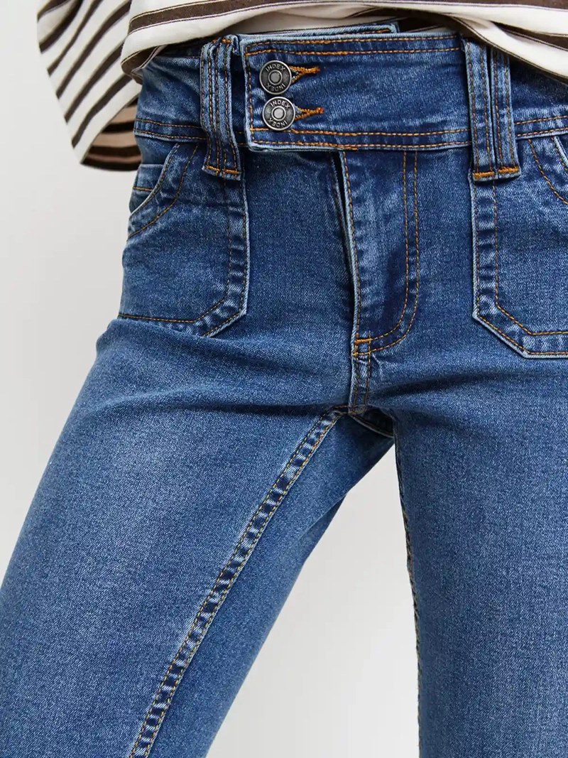 JEANS MUJER INDEX ALGODÓN FLARE - 4