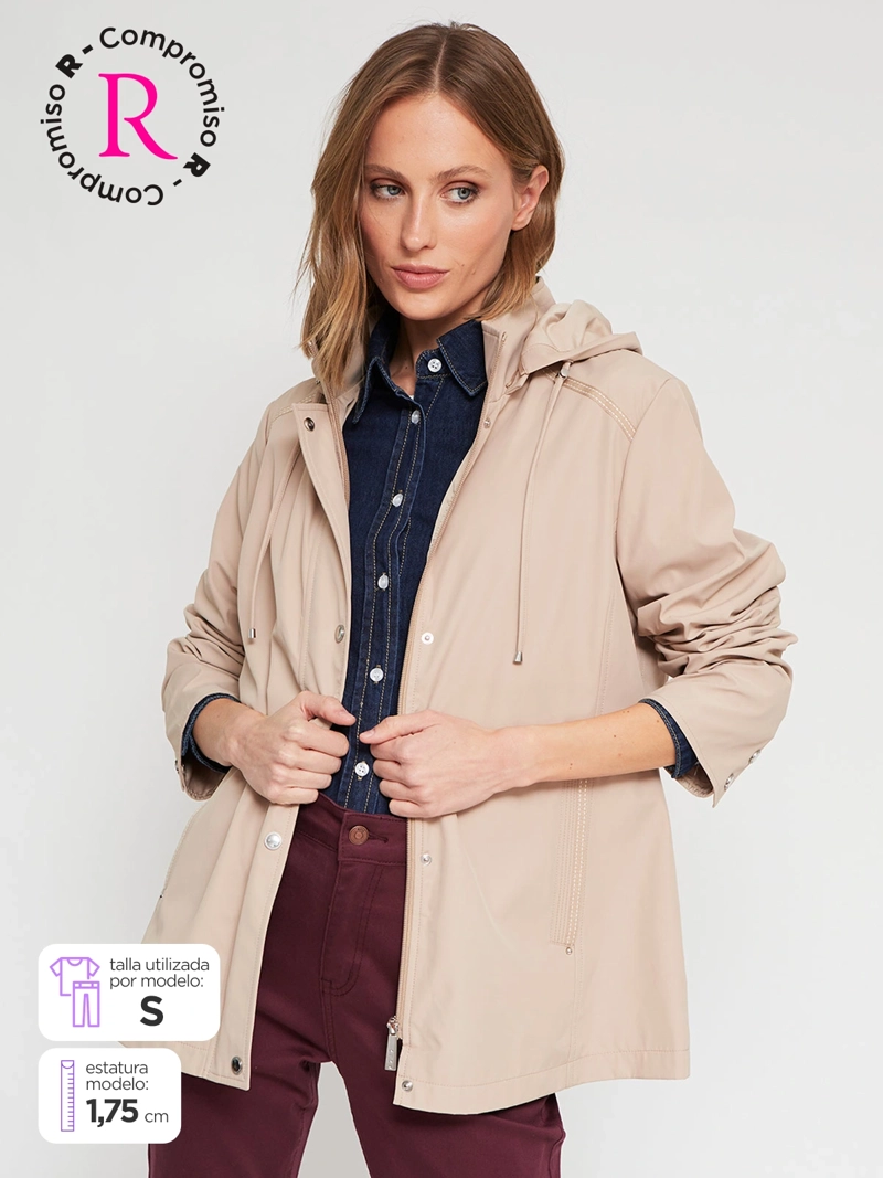 CHAQUETA MUJER AZIZ CORTAVIENTO - 1