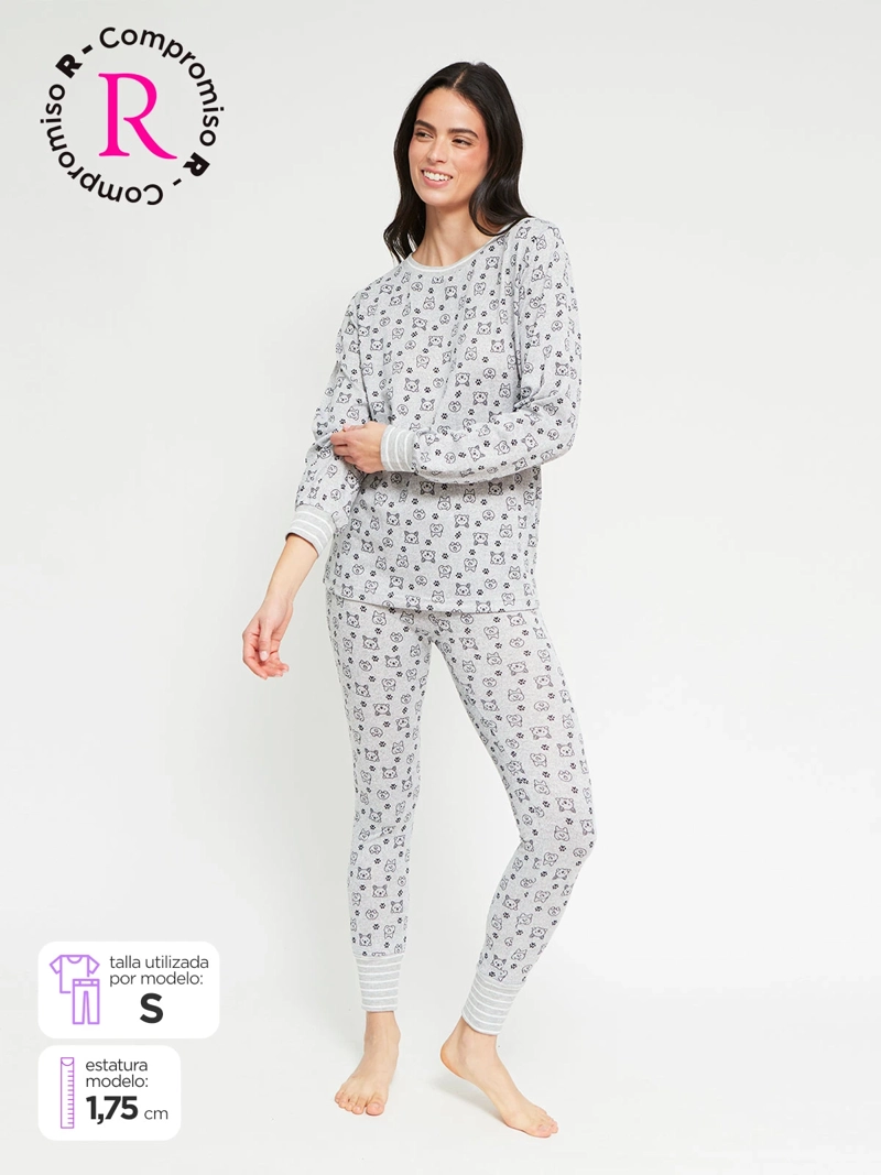 PIJAMA INDEX MANGA LARGA - 1