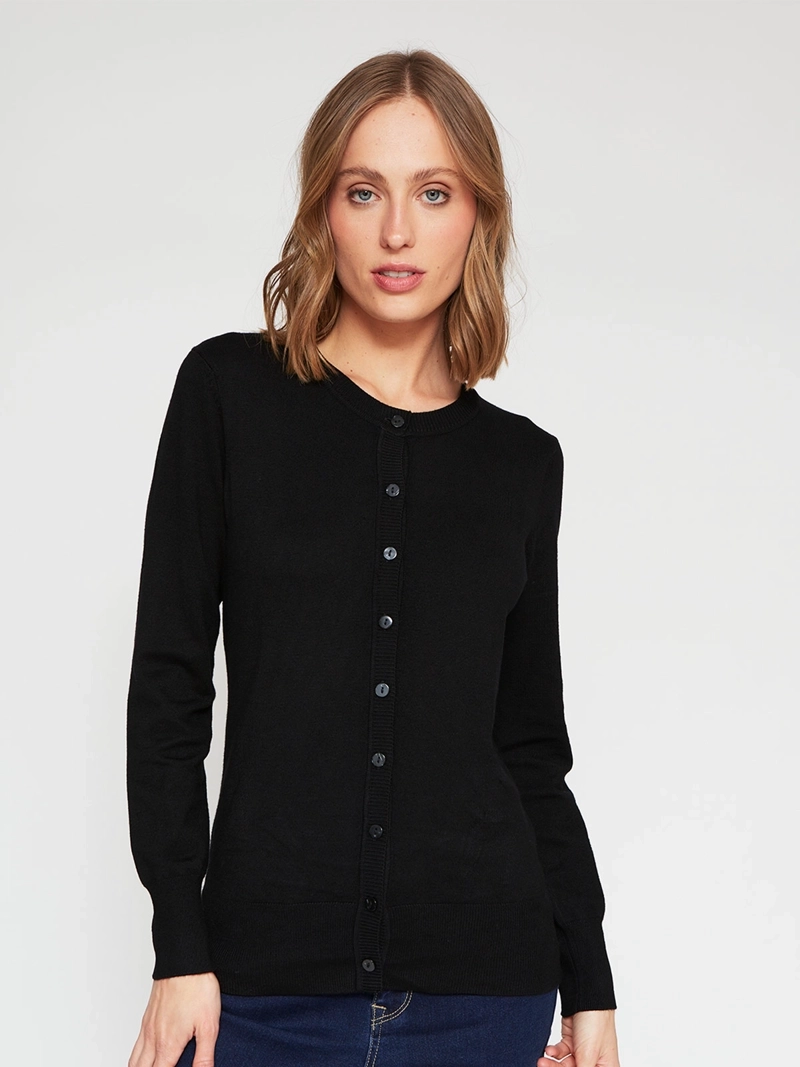 CARDIGAN MUJER MARQUIS CUELLO REDONDO - 2