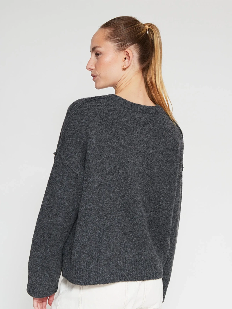 CARDIGAN MUJER INDEX MANGA LARGA - 3