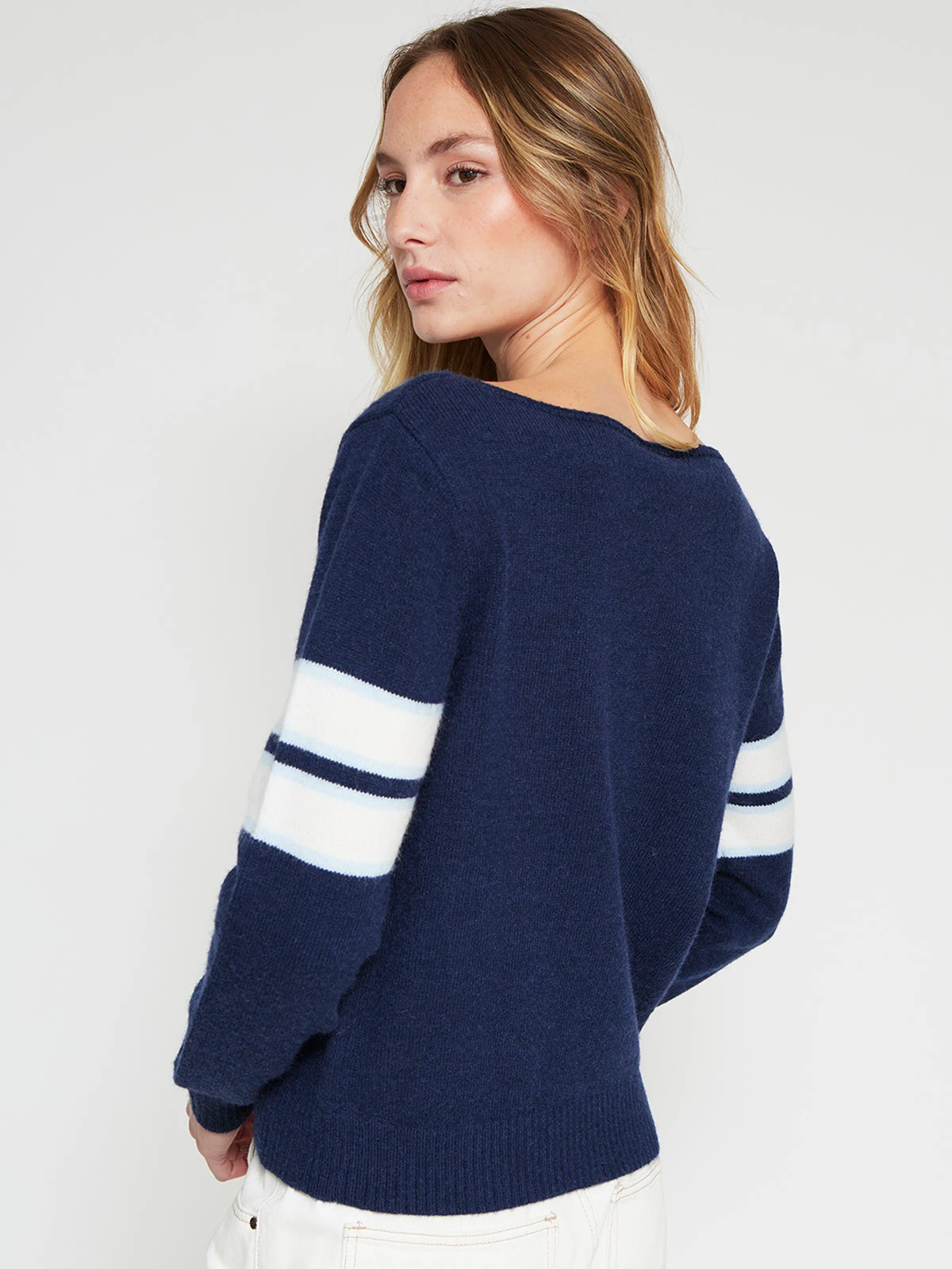 SWEATER MUJER INDEX MANGA LARGA COLLEGE - 2