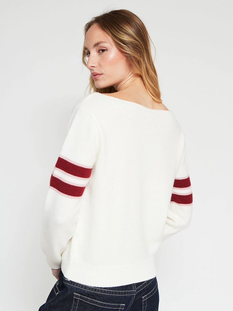 SWEATER MUJER INDEX MANGA LARGA COLLEGE - 2