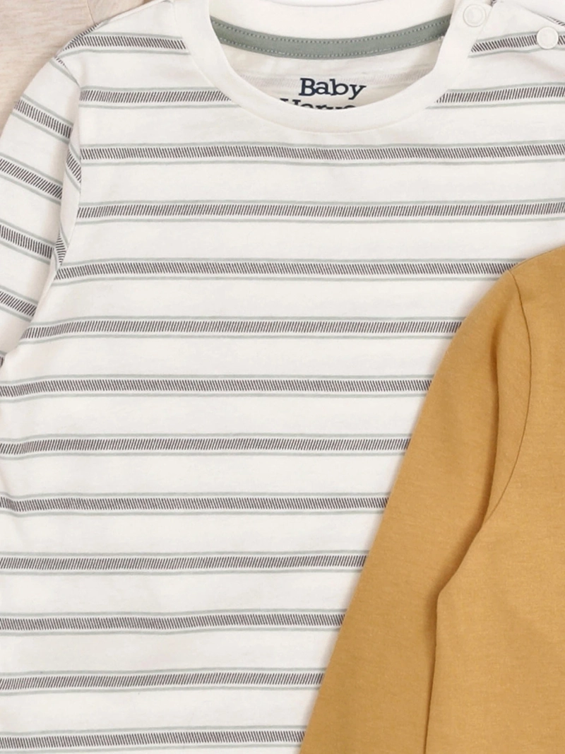 PACK X3 POLERA NIÑO BABY HARVEST ALGODÓN MANGA LARGA - 3