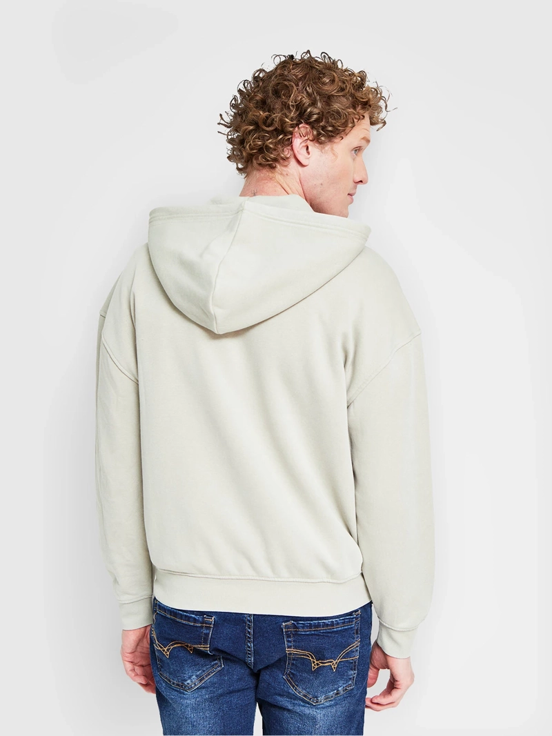 POLERÓN HOMBRE BARBADOS ALGODÓN FULL ZIPPER LAVADO - 2