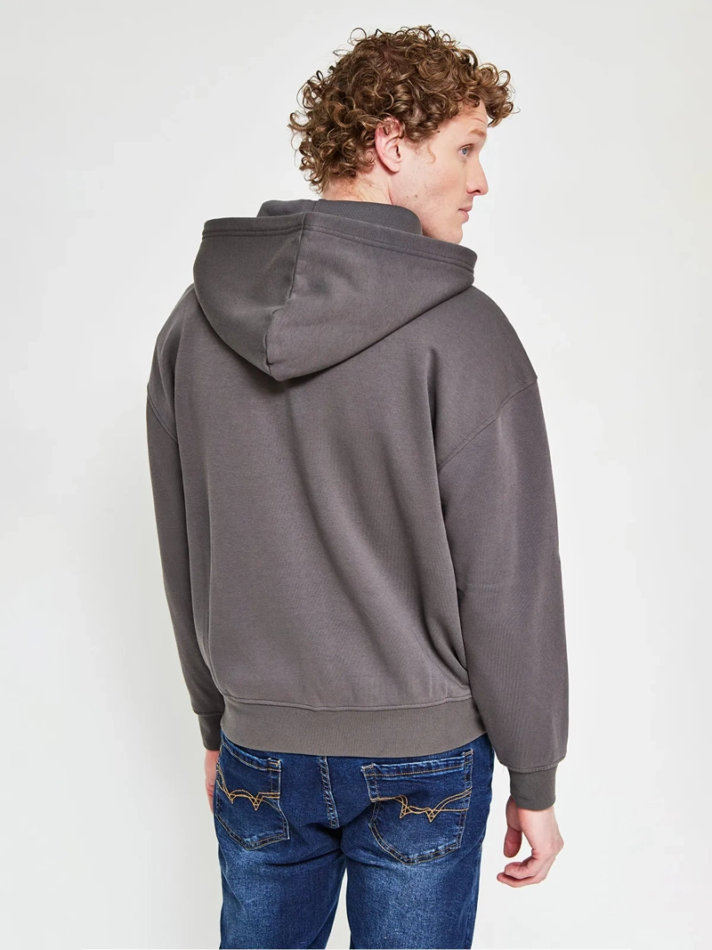 POLERÓN HOMBRE BARBADOS ALGODÓN FULL ZIPPER LAVADO - 2