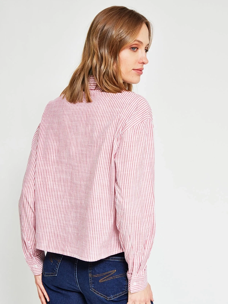 BLUSA MUJER REGATTA ALGODÓN MANGA LARGA CAMISERA - 3