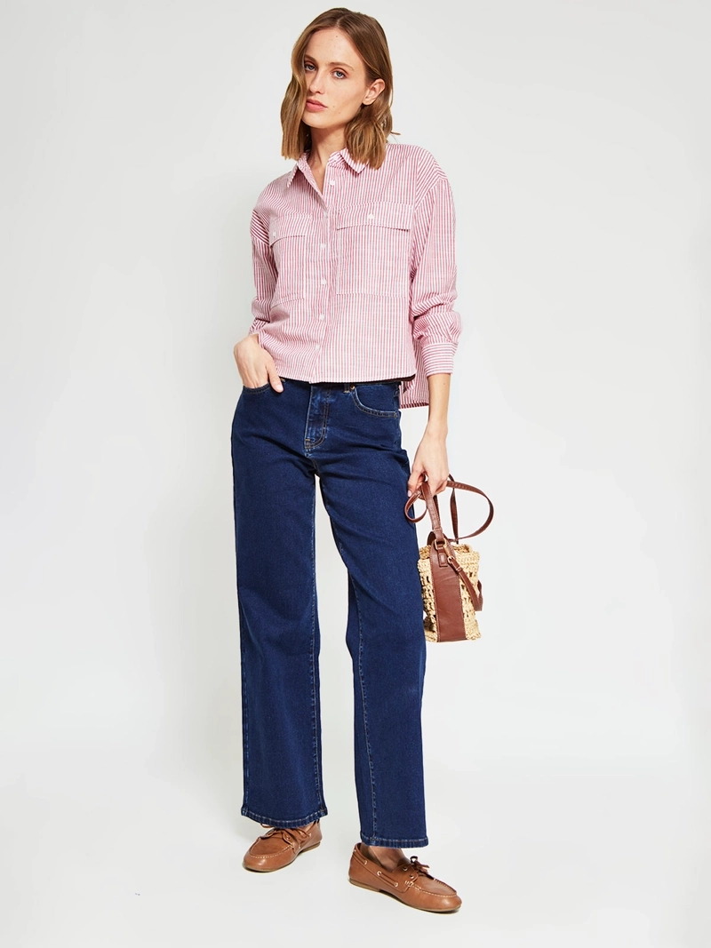 BLUSA MUJER REGATTA ALGODÓN MANGA LARGA CAMISERA - 5
