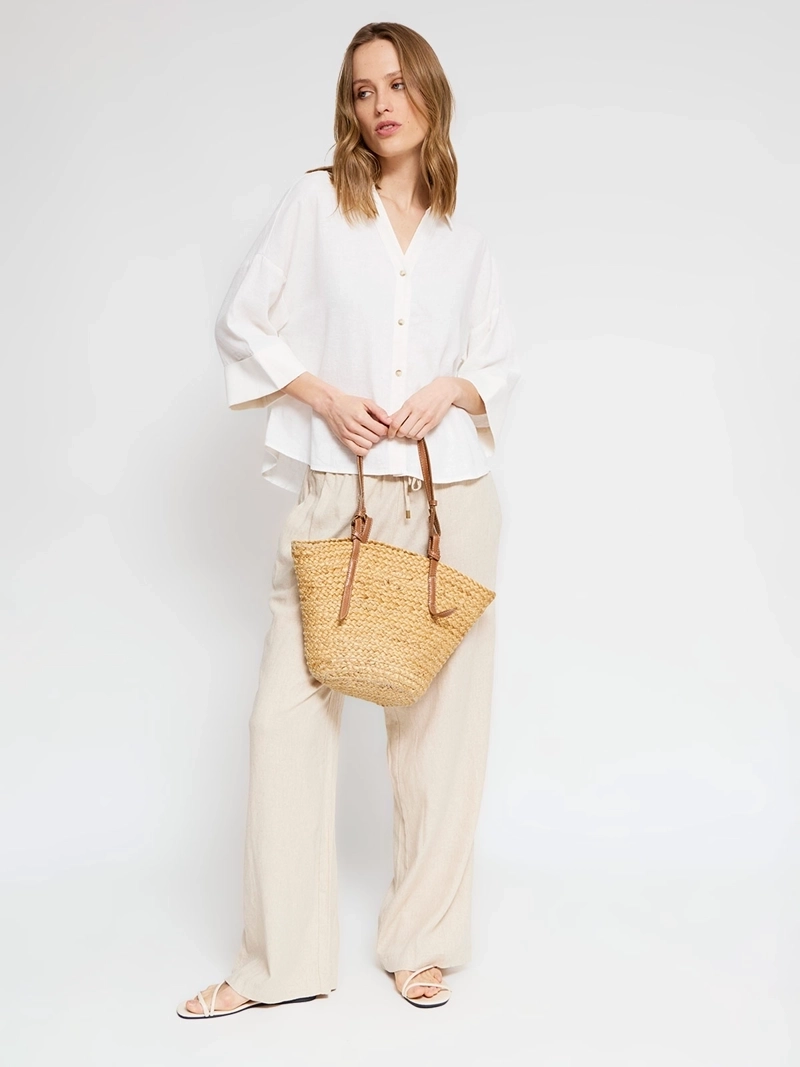 BLUSA MUJER REGATTA LINO MANGA CORTA - 4