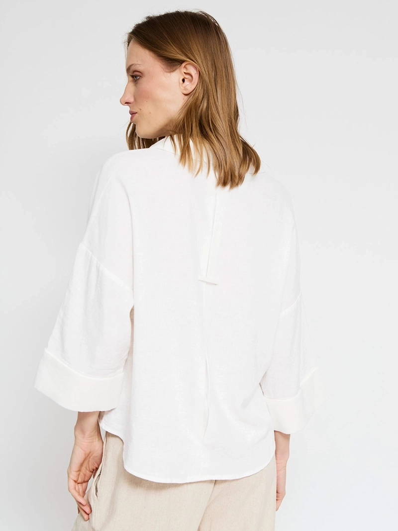 BLUSA MUJER REGATTA LINO MANGA CORTA - 2