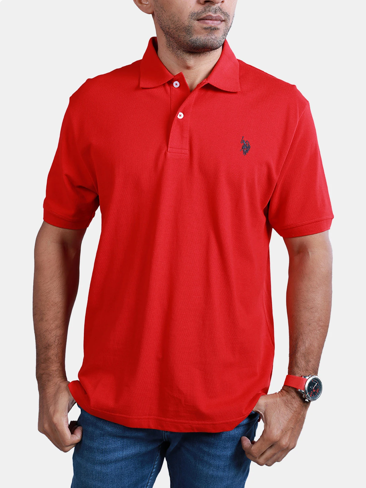 POLERA HOMBRE US POLO ASSN MANGA CORTA - 1
