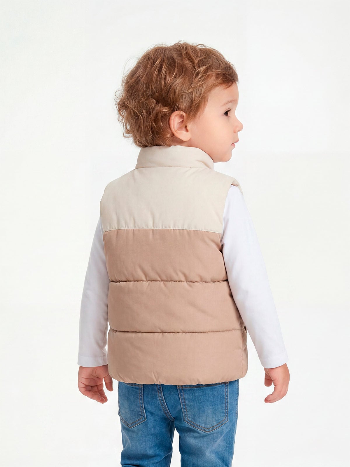 PARKA NIÑO BABY HARVEST SIN MANGAS BICOLOR - 2