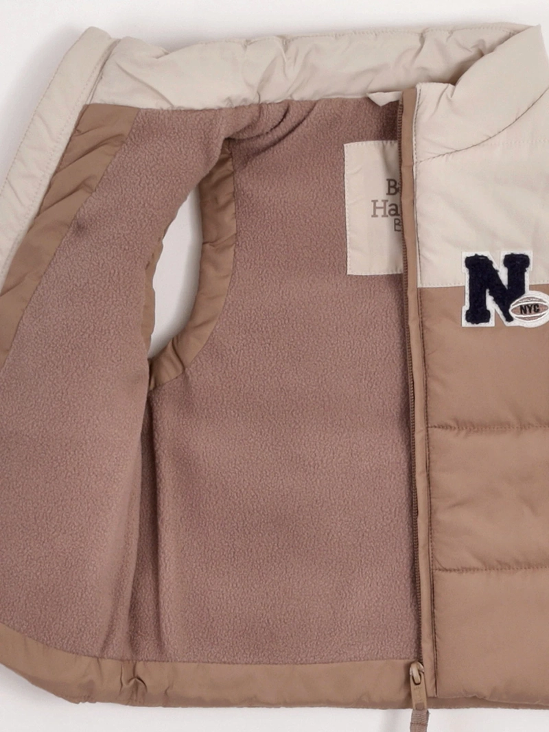 PARKA NIÑO BABY HARVEST SIN MANGAS BICOLOR - 5