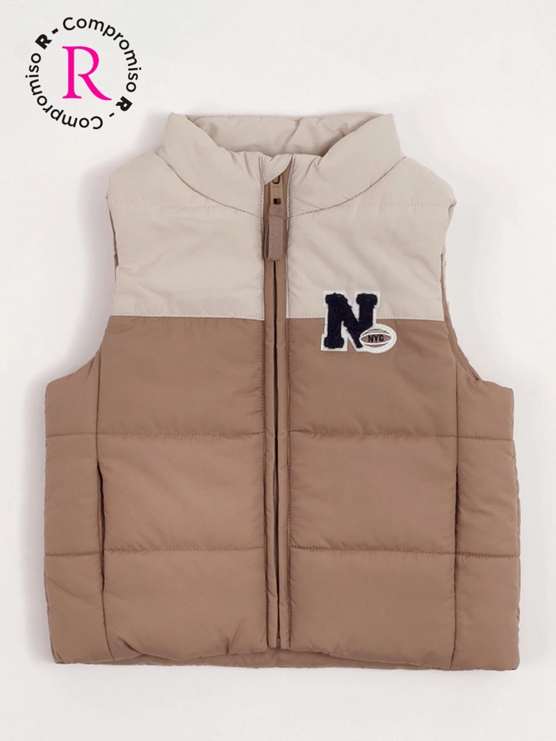 PARKA NIÑO BABY HARVEST SIN MANGAS BICOLOR - 3