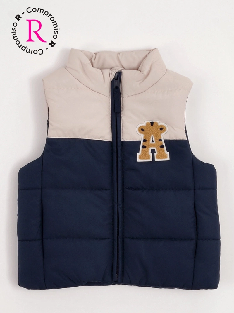 PARKA NIÑO BABY HARVEST SIN MANGAS BICOLOR - 3