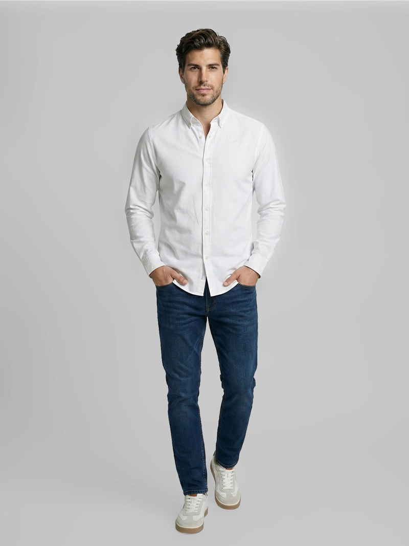 CAMISA HOMBRE FEROUCH ALGODÓN MANGA LARGA - 4
