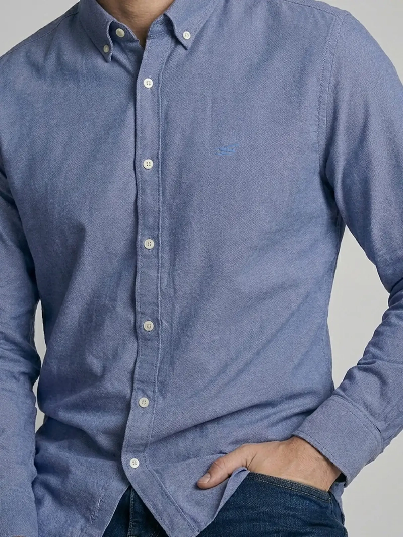 CAMISA HOMBRE FEROUCH ALGODÓN MANGA LARGA - 2
