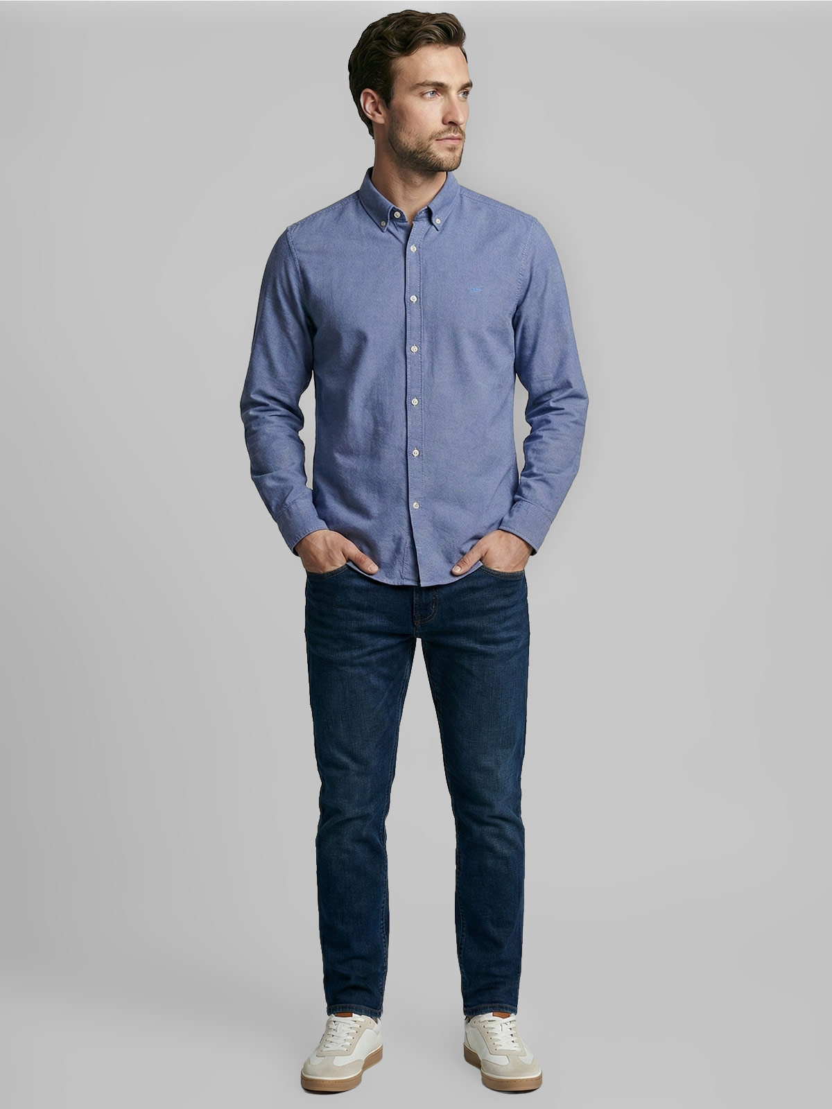 CAMISA HOMBRE FEROUCH ALGODÓN MANGA LARGA - 4