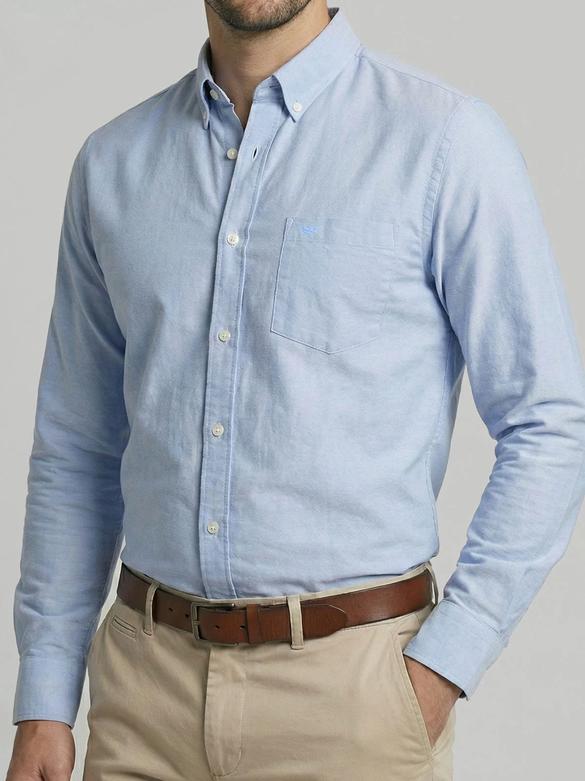 CAMISA HOMBRE FEROUCH ALGODÓN MANGA LARGA - 3