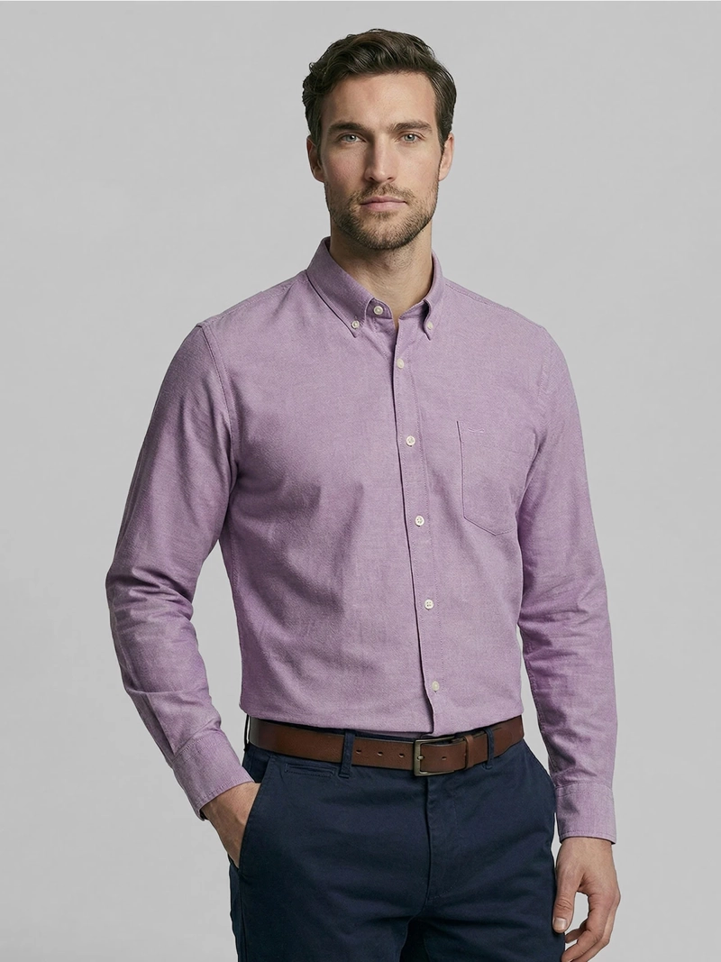 CAMISA HOMBRE FEROUCH ALGODÓN MANGA LARGA