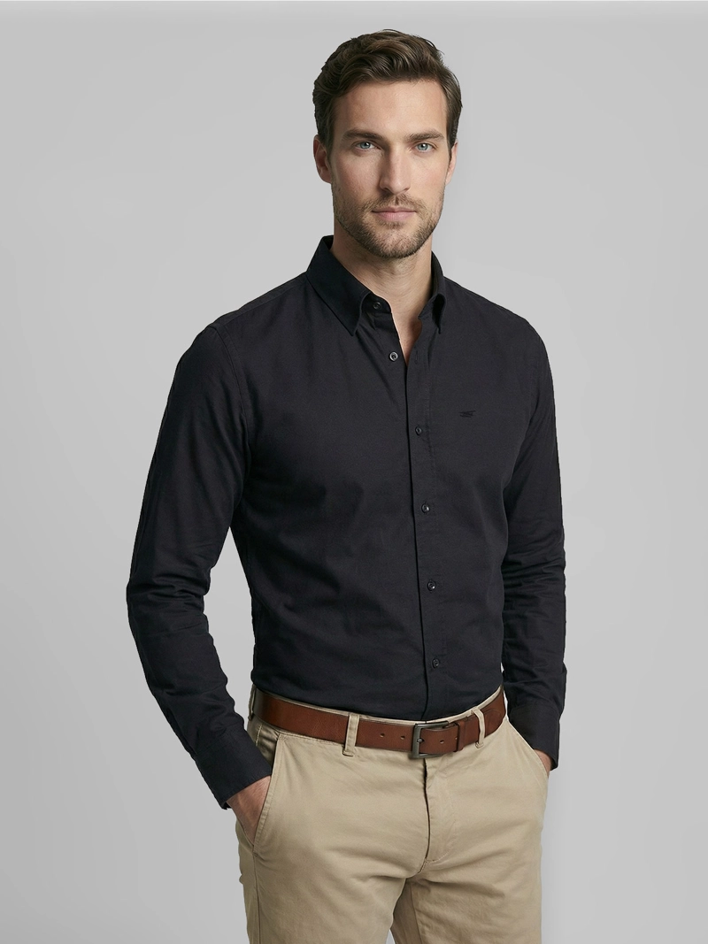 CAMISA HOMBRE FEROUCH ALGODÓN MANGA LARGA - 1