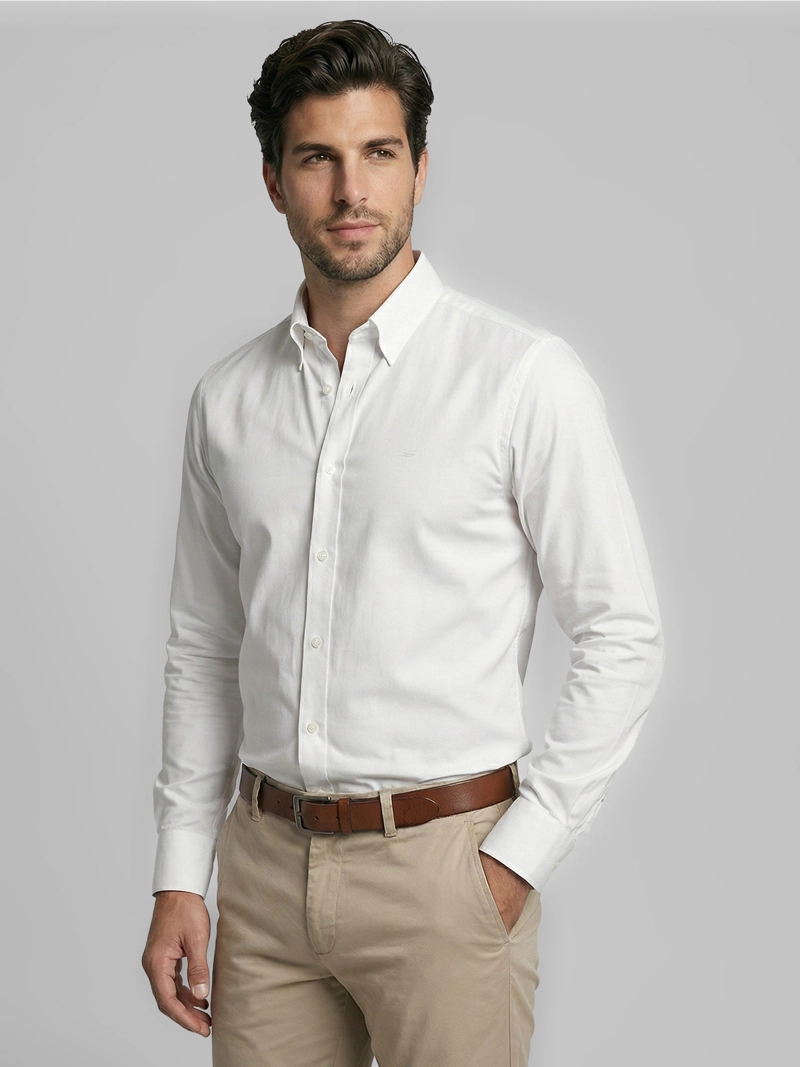 CAMISA HOMBRE FEROUCH ALGODÓN MANGA LARGA - 1